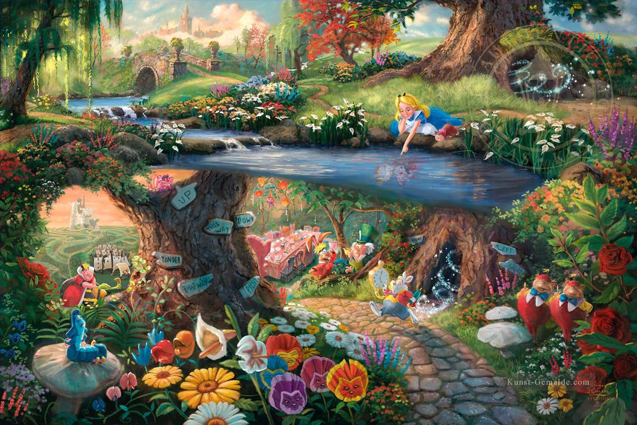 Disney Alice in Wonderland TK Disney Ölgemälde